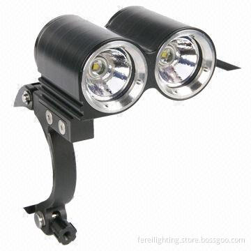 Double Head Cree IP54 Aluminum Alloy Body Cree LED Bicycle Lamp